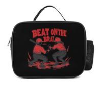 Beat On The Brat Lightweight Lunch Box Reusable Cool Tote Bag Portable Food Container for Work Picnic Travel