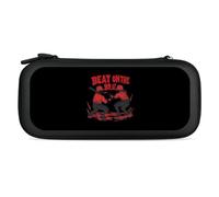 Beat On The Brat Printed Switch Carrying Case with 15 Game Cards Slots Portable Storage Cases Gaming Travel Accessories