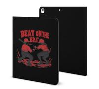 Beat On The Brat Printed Tablet Cases Compatible with iPad Series Pencil Holder Slim Trifold Stand Protective Cover