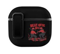 Beat On The Brat Printed Wireless Bluetooth Earphone Protective Holder Compatible with Airpods 4 Funny Earbud Case