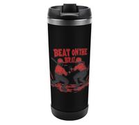 Beat On The Brat Stainless Steel Travel Mug with Leak-Proof Lid Vacuum Insulated Coffee Cup for Home Outdoor Gym