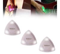 Beat Picks,1/3PCS Light up Guitar Pick,LED Glowing Guitar Pick,Replacement Luminous Guitar Pick,Colourful Illuminated Guitar Plectrum For Enhanced Stage Performance