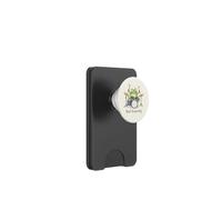 Beat Responsibly Funny Frog Drummer Retro Music Art PopSockets PopWallet for MagSafe