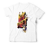 Beat Street Unisex T-Shirt - 80s Breakdance Hip Hop Rap B-Boy Graffiti Tee - M White