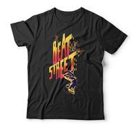 Beat Street Unisex T-Shirt - 80s Breakdance Hip Hop Rap B-Boy Graffiti Tee - S Black