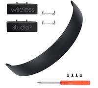 Beat Studio 3 Headband and Hinge as Same as the OEM Arch Band + Hinges Parts Replacement for Beats by Dre Studio3/A1914, Studio2 Wired/Wireless (B0500/B0501), Studio Pro/A2924 Headphones (Black)
