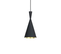 Tom Dixon Beat Pendant Tall Black LED