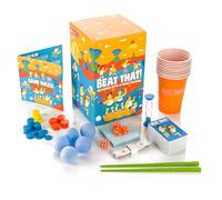 Gutter Games Beat That Family Board Games - Fun Party Family Game for Adults and Kids - 240 Challenge Cards with Main Game and Expansion Pack Combo - Skill-Based Beats and Garden Games Set