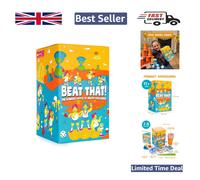 Gutter Games Beat That Game - The Bonkers Battle of Wacky Challenges - Family Games for Kids and Adults - Card and Board Game, Encourages Fun, Creativity, and Memorable Moments in Parties - Main