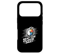 Beat The Clock Daily Discipline Mindset Case for iPhone 17 Pro