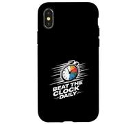 Beat The Clock Daily Discipline Mindset Case for iPhone X/XS