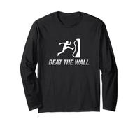 Beat The Wall Ninja Fitness Warrior Training Long Sleeve T-Shirt