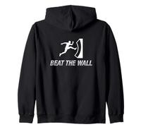 Beat the Wall Ninja Fitness Warrior Training Zip Hoodie