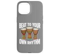 Beat To Your Own Rhythm Mandinka African Music Djembe Case for iPhone 15