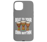 Beat To Your Own Rhythm Mandinka African Music Djembe Case for iPhone 15 Plus