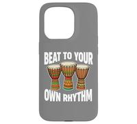 Beat To Your Own Rhythm Mandinka African Music Djembe Case for iPhone 15 Pro