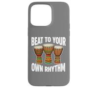 Beat To Your Own Rhythm Mandinka African Music Djembe Case for iPhone 15 Pro Max