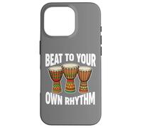 Beat To Your Own Rhythm Mandinka African Music Djembe Case for iPhone 16 Pro