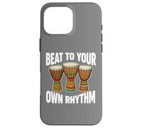 Beat To Your Own Rhythm Mandinka African Music Djembe Case for iPhone 16 Pro Max