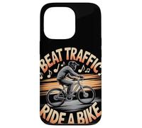 Beat Traffic Ride a Bike Bike Commuting Case for iPhone 13 Pro