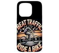 Beat Traffic Ride a Bike Bike Commuting Case for iPhone 15 Pro
