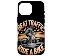 Beat Traffic Ride a Bike Bike Commuting Case for iPhone 16 Pro Max