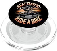 Beat Traffic Ride a Bike Bike Commuting PopSockets PopGrip for MagSafe