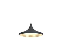 Beat Wide LED Pendant Light Black Tom Dixon - 5060441506832
