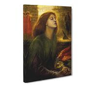 Beata Beatrix By Dante Gabriel Rossetti Canvas Print | Gallery Wrapped 30mm Frame Wall Art | 20x14 inches | Ready to Hang | Classic Picture | Living Room Bedroom Lounge Office