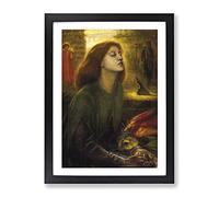 Beata Beatrix By Dante Gabriel Rossetti Classic Painting Framed Print | A2 Black Framed Wall Art | Ready to Hang | Classic Historical Picture | Living Room Bedroom Lounge Office