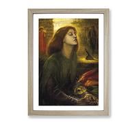Beata Beatrix By Dante Gabriel Rossetti Classic Painting Framed Print | A3 Oak Framed Wall Art | Ready to Hang | Classic Historical Picture | Living Room Bedroom Lounge Office