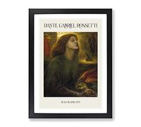 Beata Beatrix By Dante Gabriel Rossetti Exhibition Museum Painting Framed Print | A3 Black Framed Wall Art | Ready to Hang | Modern Historical Picture | Living Room Bedroom Lounge Office