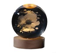 Beatanug 3D Night Light with Astronomy Theme - Solar System Planets Moon Astronaut Projection Decor, USB-Powered Bedroom Desk Lamp for Home Decor, Birthday(5)