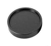 Beatanug Aluminum Alloy M48x0.75 Threaded Lens Cap for Astronomical Eyepieces and Telescope Camera Adapters - Dust Cover with Lanyard Hole, 51mm OD, 10mm(Black)