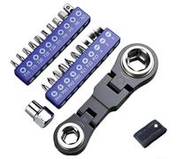 Beatanug Electric Broken Screw Extractor Set, 9 Piece Stripped Bolt Remover Drill Bits, High Steel Extraction Tools for Household Fixtures and Pipes DIY Repairs