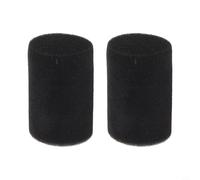 Beatanug Foam Loud Speaker Port Bungs 2PCS Bass Control Open Cell Material for Enhanced Frequency Response Black Fits 35 44 55 60 65mm Dia for Close Wall Placement Home Studio Car Audio(44x65)