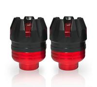 Beatanug Motorcycle Front Fork Slider Aluminum Alloy Crash Protection Cup Anti Collision Pad Buffering Role Red Black Blue Gold Silver Purple Direct Install(Red)