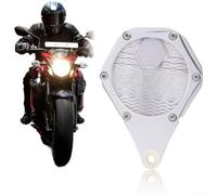 Beatanug Motorcycle Tax Disc Holder CNC Aluminum Hexagonal Plate for Bikes Secure Stable Display Tool Free Kit(Silver)
