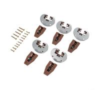 Beatanug Plastic Drawer Slides Repair Kit for Replacement Drawer Guides - Smooth-Gliding, Polypropylene Sliding Hardware Compatible with Kitchen, Bedroom &(3pcs)