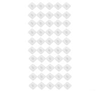 Beatanug Self- Wall Hooks Heavy Duty Seamless 5 kg Load Capacity for Photo Frames Clocks and Decorations - Pack of 2 5 20 or 50 - 60 x 60 mm PVC(50pcs)