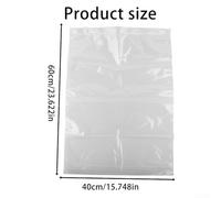 Beatanug Vacuum Compression Bag for Travel Storage - Space-Saving Clothing Organizer, Reusable PE+PET Material, 50 x 70 cm Transparent (Single), Foldable &(Single)