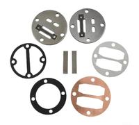 Beatanug Valve Plate Set for Piston for Air Compressor 42mm | Hole-to-Hole Metal Cylinder Head Gasket Kit, Compatible with Oil-for Free and Oil-Lubricated Pumps, 8-Piece Spare Part