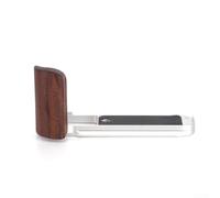 Beatanug Wooden Camera Handle for FUJIFILM X-T30 / X-T30 II - Ergonomic Walnut Wood Grip with ARCA-Compatible Metal Base Plate, Lightweight & Battery-Access(Silver)