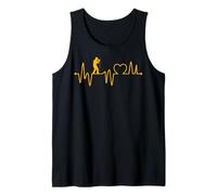 Beatbox Heartbeat Music Old School Rap Microphone Beatboxer Tank Top