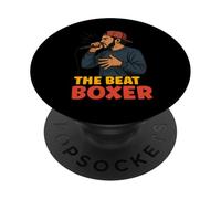 Beatbox Music Old School Rap Microphone Beatboxer PopSockets Adhesive PopGrip