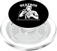 Beatbox Music Old School Rap Microphone Beatboxer PopSockets PopGrip for MagSafe