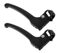 Beatifufu 1 Pair Wheelchair Brake Lever Replacement Left and Right Side Hand Brake Handles Iron and Plastic Material Universal Fit for Wheelchairs and Mobility Scooters for Daily Use