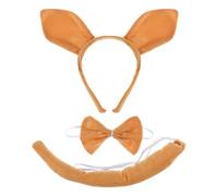 Beatifufu 1 Set Set Headband Kids' Party Supplies Halloween Accessories Party Supplies for Adults Animal Headband Costume Animal Ear Jungle Cosplay Bow Tie Miss