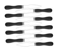 Beatifufu 10 Pcs Button Aid and Shirt Button Assistance Tool for Seniors Black Handle Adaptive One-Handed Dressing Aid for Hands and Elderly for Jeans and Clothing