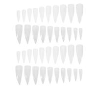 Beatifufu 1000pcs Nail Tips False Nails Full Cover Claw Shaped Forms for Parties DIY Manicure